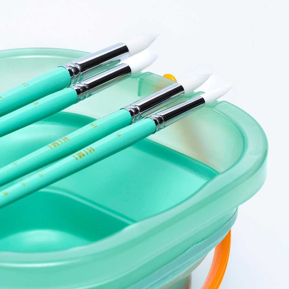 HIMI Sammenleggbar bøtte med håndtak og penselholder - Bilde 7