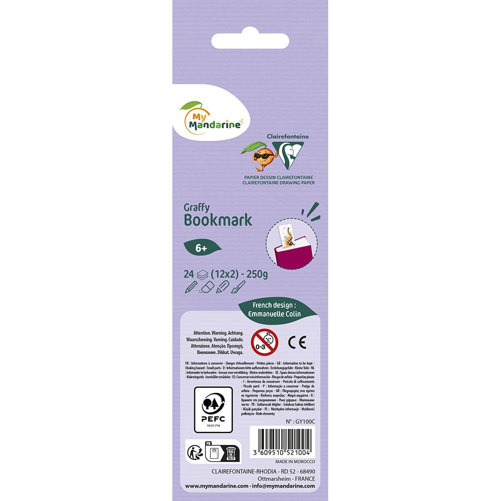 Graffy Fargelegging Bokmerke - Katter - Bilde 3