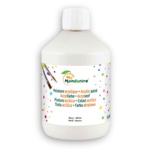 My Mandarine Akrylmaling 500ml - Hvit