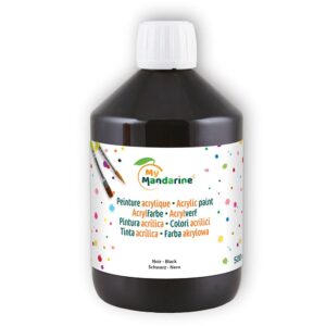 My Mandarine Akrylmaling 500ml - Sort