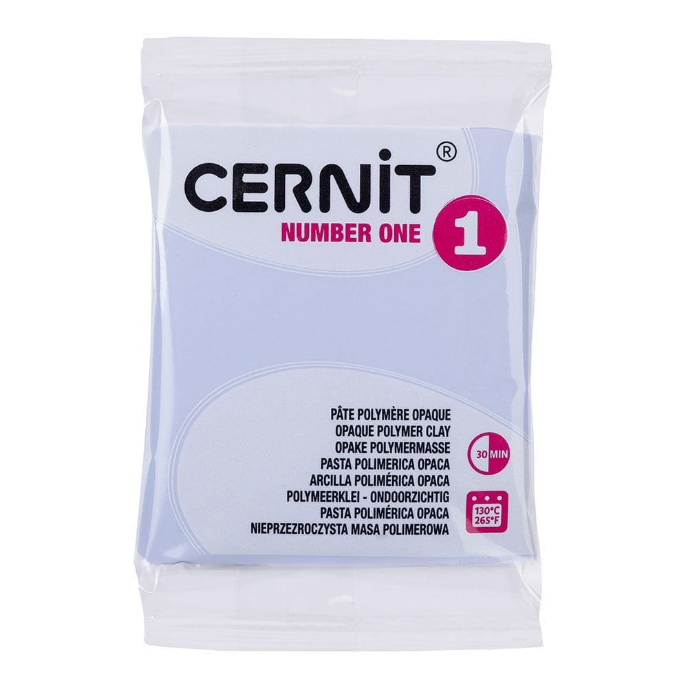 Cernit Polymerleire Number One 56g - 259 Pastell blå