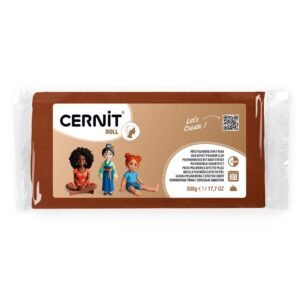 Cernit Polymerleire Doll 500g - 807 Karamell