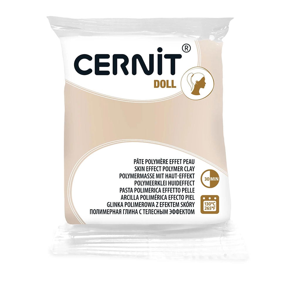 Cernit Polymerleire Doll 56g - 010 Hvit