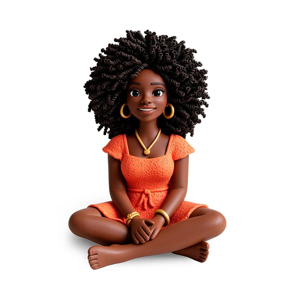 Cernit Polymerleire Doll 56g - 807 Karamell - Bilde 3