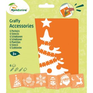 My Mandarine Sjablongsett 6 motiver - Jul 1