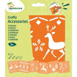 My Mandarine Sjablongsett 6 motiver - Jul 2