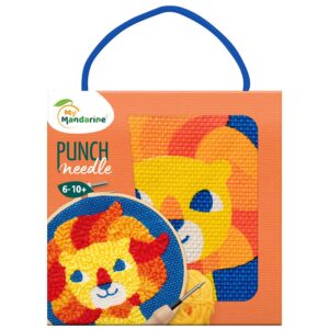 My Mandarine Punch needle sett 18x18cm - Lion