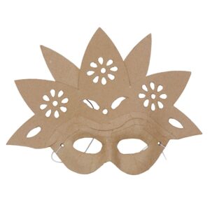 Maske Voksen - Blomsterkrone