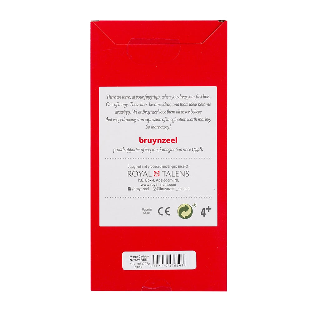 Bruynzeel KIDS Mega Fargeblyant - 970 Aprikos - Bilde 3