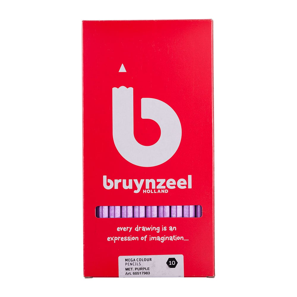 Bruynzeel KIDS Mega Fargeblyant - 983 Metallic Lilla - Bilde 3