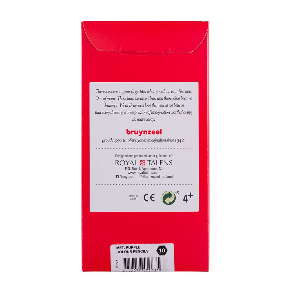 Bruynzeel KIDS Mega Fargeblyant - 983 Metallic Lilla - Bilde 4