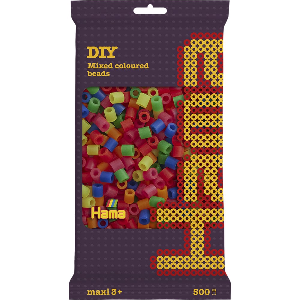 Hama Maxi 500stk - Neonmix
