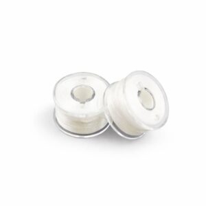 Perletråd Silky 0,2mm - 2x20m - Hvit