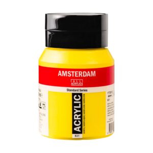 Amsterdam Standard Akryl 500ml - 831 Metallic yellow