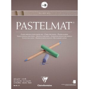 Pastelmat Pastellblokk - 30x40cm 12ark 360g - No 8 Brun