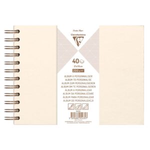 Clairefonaine Album m/strikk Perlemor - 200g 40ark - 21x16cm