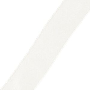 Satinbånd 25mm 3m - Perlehvit