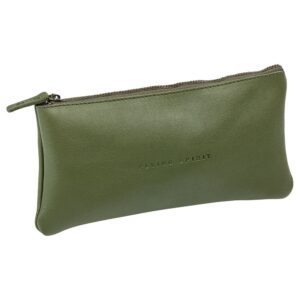 Clairefontaine Flying Spirit - Pennal flatt i skinn - Kaki