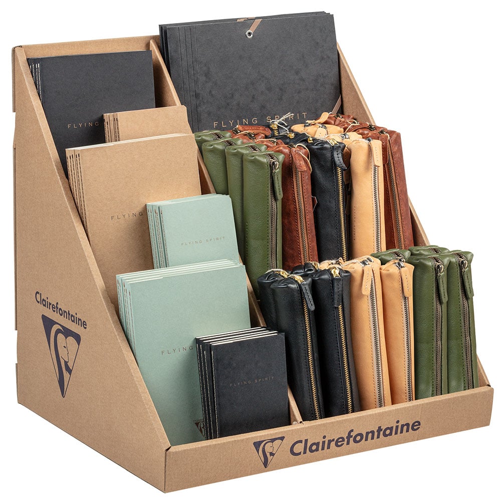 Clairefontaine Flying Spirit Kaki - Fylt pappdisplay