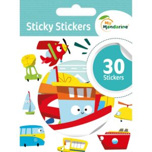 My Mandarine Sticky Klistremerker - Transportmiddel