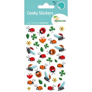My Mandarine Cooky Klistremerker - Marihøne og kløver