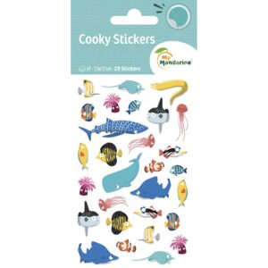 My Mandarine Cooky Klistremerker - Dyr i havet
