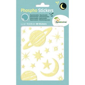 My Mandarine Glow in the dark Klistremerker - Planeter