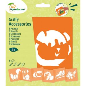 My Mandarine Sjablongsett 6 motiver - Husdyr