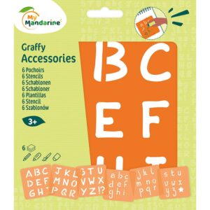 My Mandarine Sjablongsett 6 motiver - Alfabet