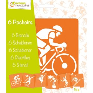 My Mandarine Sjablongsett 6 motiver - Sport