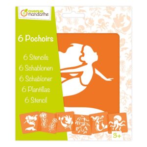 My Mandarine Sjablongsett 6 motiver - Havfruer og sjødyr