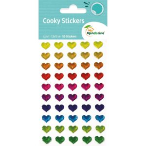 My Mandarine Cooky klistremerker - Hjerter