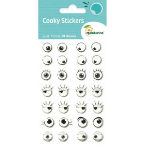 My Mandarine Cooky klistremerker - Øyne