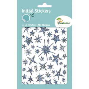 My Mandarine Initial Klistremerker 4ark - Stjerner