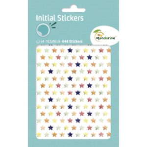 My Mandarine Initial Klistremerker 4ark - Stjerner