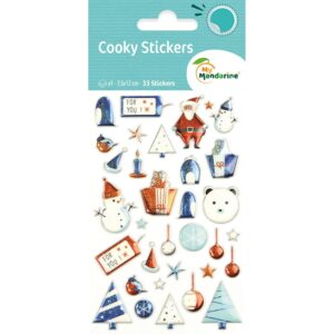 My Mandarine Cooky klistremerker - Jul blå