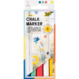 Folia Chalkmarker Krittusj Sett 5stk - Basic