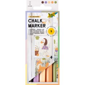 Folia Chalkmarker Krittusj Sett 5stk - Golden hours