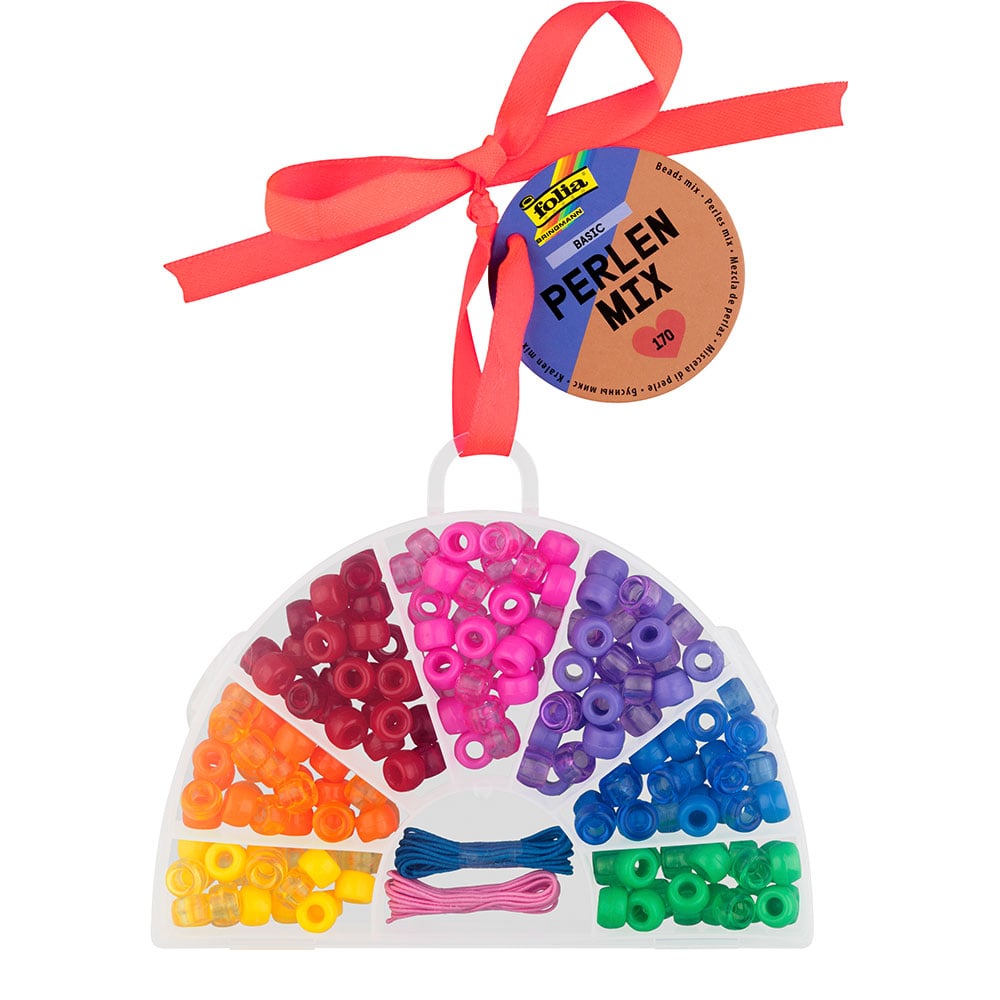 Folia Perlemix Pony perler sett - Basic
