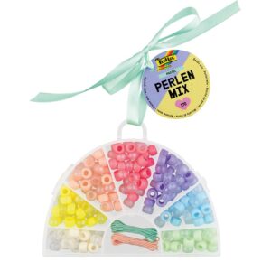 Folia Perlemix Pony perler sett - Pastell