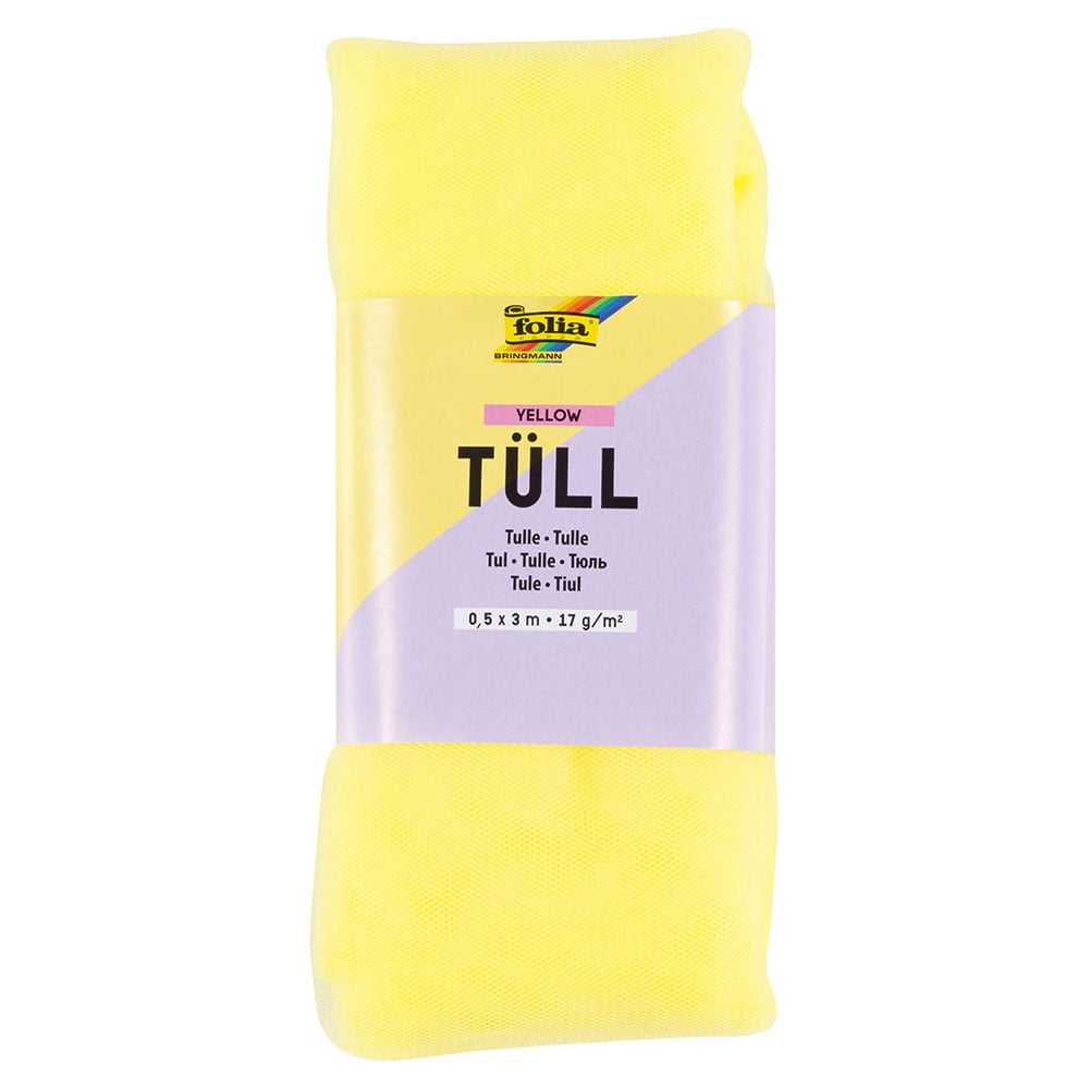 Folia Tyll - 17g 0,5x3m - Gul