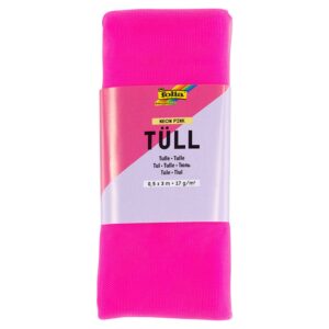 Folia Tyll - 17g 0,5x3m - Neon rosa