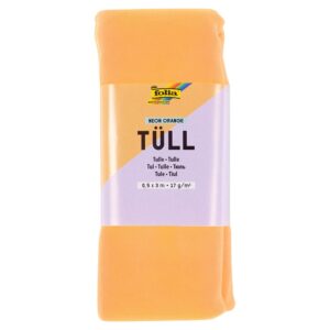Folia Tyll - 17g 0,5x3m - Neon oransje