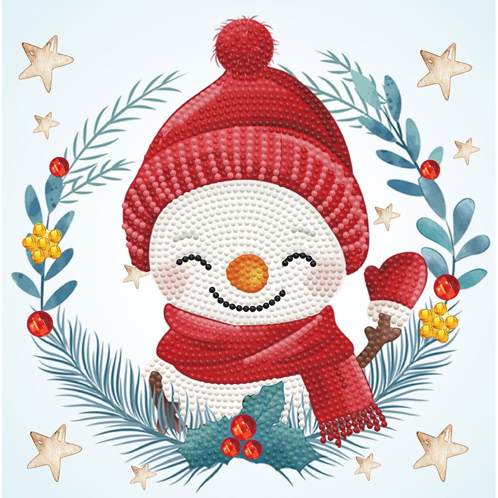 Diamond Dotz DotzBox - DBX.057 - Christmas Trio Snowman - Bilde 2