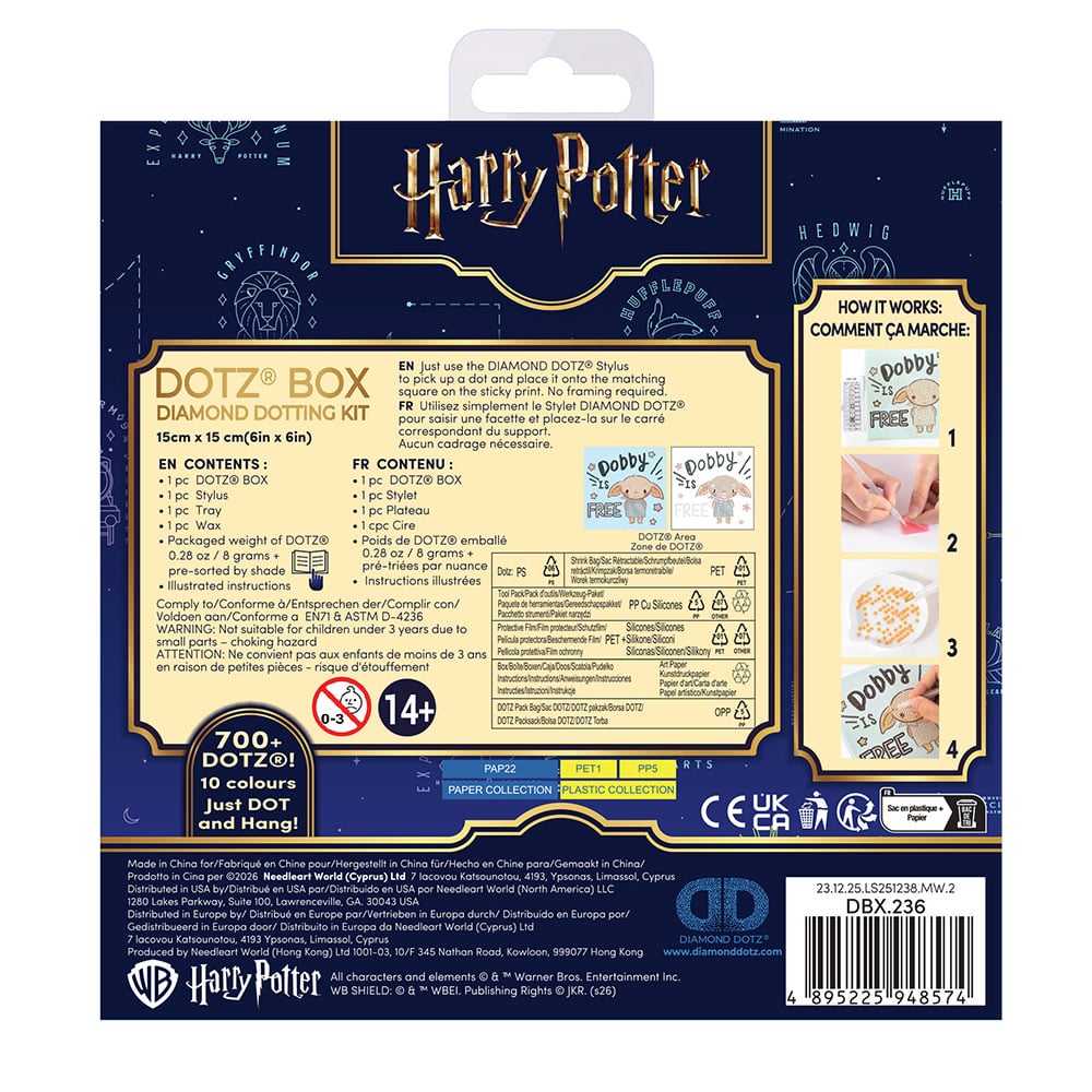 Diamond Dotz Harry Potter DotzBox - Dobby is Free - Bilde 4