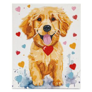 Diamond Dotz Lerret 20x25cm DD34 - Puppy Love