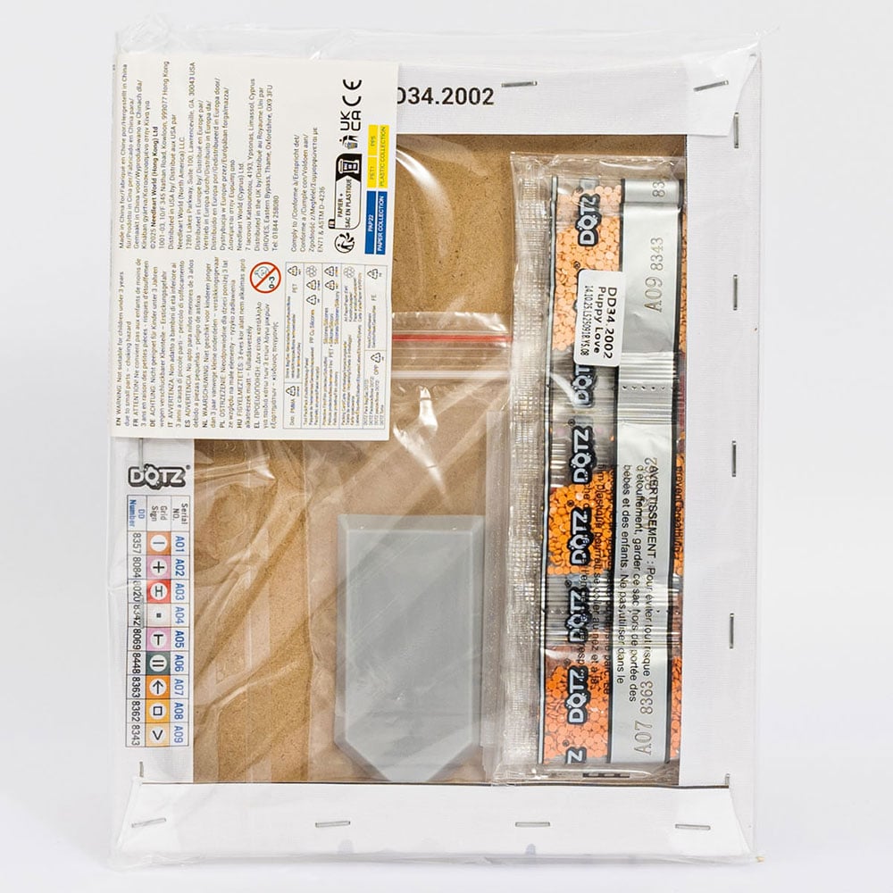 Diamond Dotz Lerret 20x25cm DD34 - Puppy Love - Bilde 4