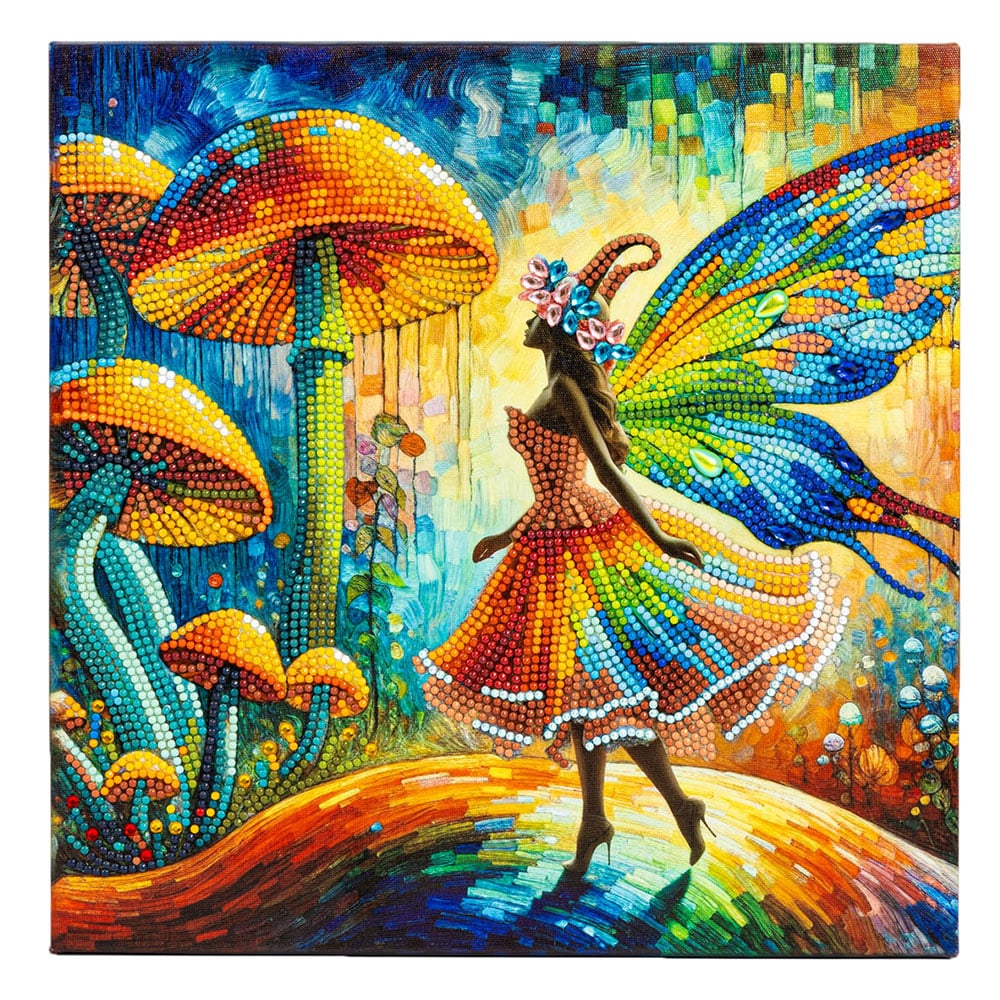 Diamond Dotz Lerret 30x30cm DD34 - Mosaic Fairyland