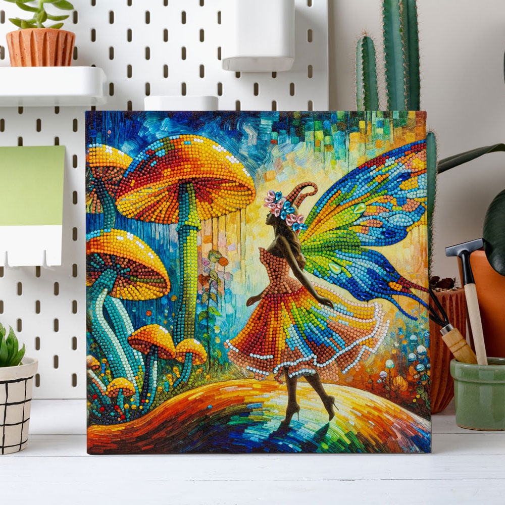 Diamond Dotz Lerret 30x30cm DD34 - Mosaic Fairyland - Bilde 5