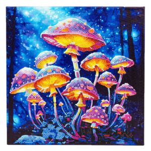 Diamond Dotz Lerret 30x30cm DD34 - Mushroom Moonlight